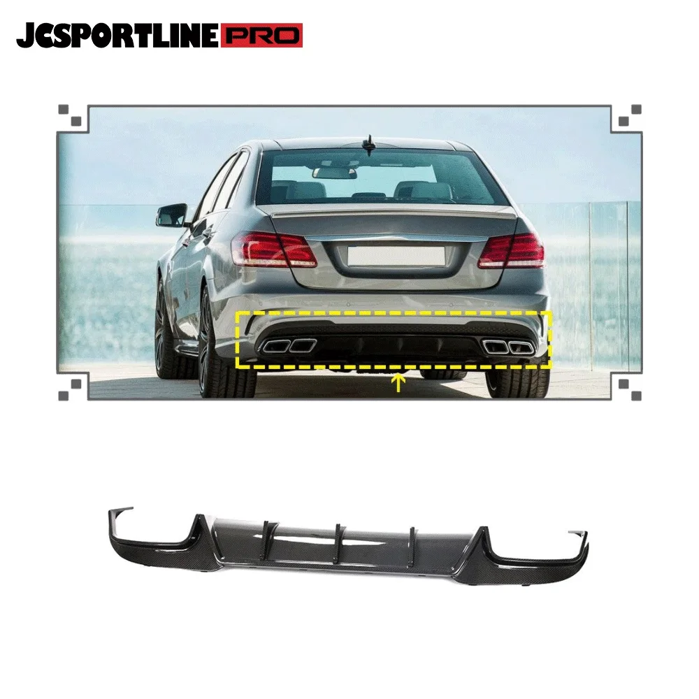 

Carbon Fiber W212 Rear Diffuser for Mercedes-Benz E Class E63 Sedan 4-Door 2013-2016