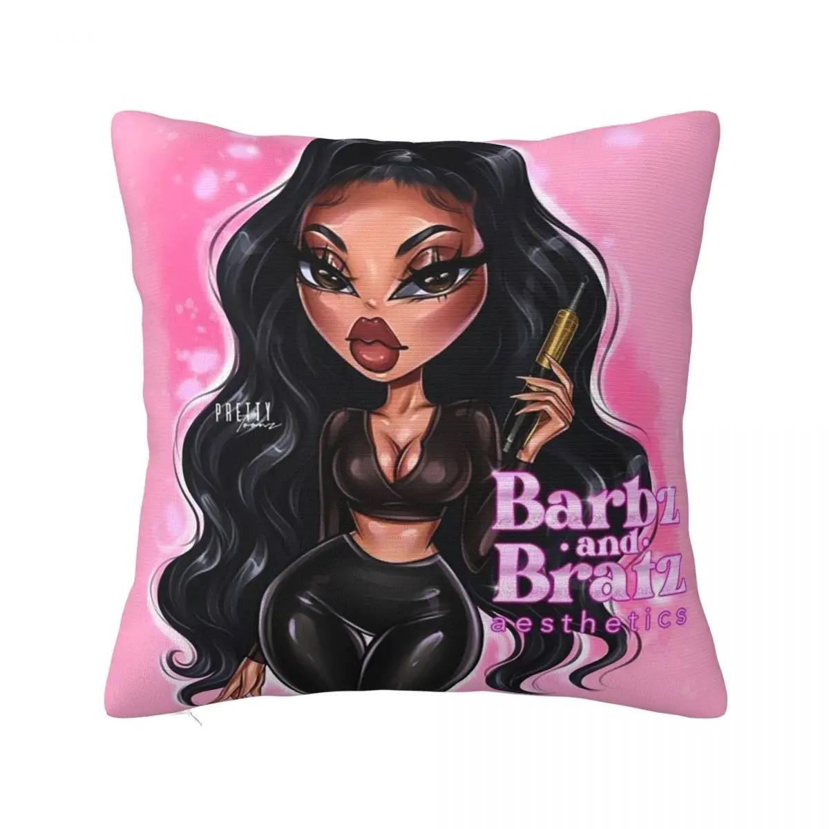 Bratzs Doll Square Pillowcase Pillow Cover Cushion Zip Decorative Comfort Throw Pillow for Home Living Room