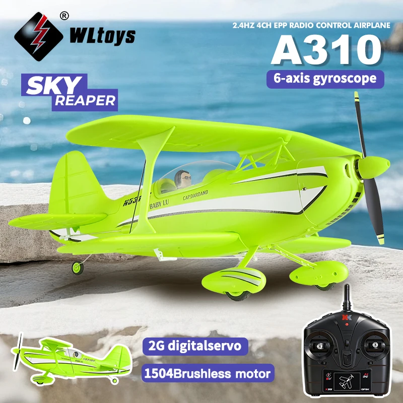 WLtoys A310 RC Plane Glider 2.4G 4CH Brushless Motor Dual Wings Radio Controlled Airplane 3D/6G EPP RC Model Toys For Kid Gift