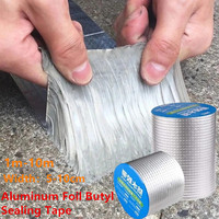 Super Waterproof Tape Self-adhesive Butyl Sealing Tape Roof Repair Sealed Adhesive Sealant Duct Fix Tape Garden Hose Stop Leaks