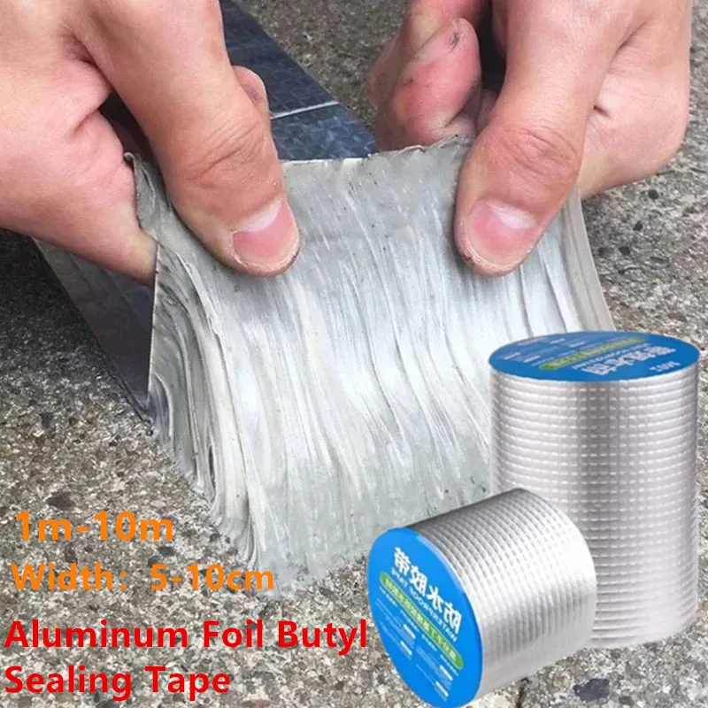 Super Waterproof Tape Self-adhesive Butyl Sealing Tape Roof Repair Sealed Adhesive Sealant Duct Fix Tape Garden Hose Stop Leaks