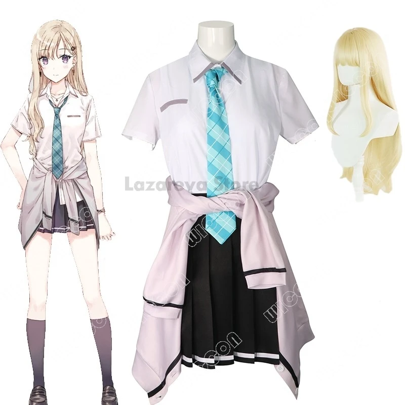 Novel Anime Saki Ayase Gimai Seikatsu Cosplay Costume Days with My Step Sister Jk School Uniforms Halloween Girls Daily Outfit