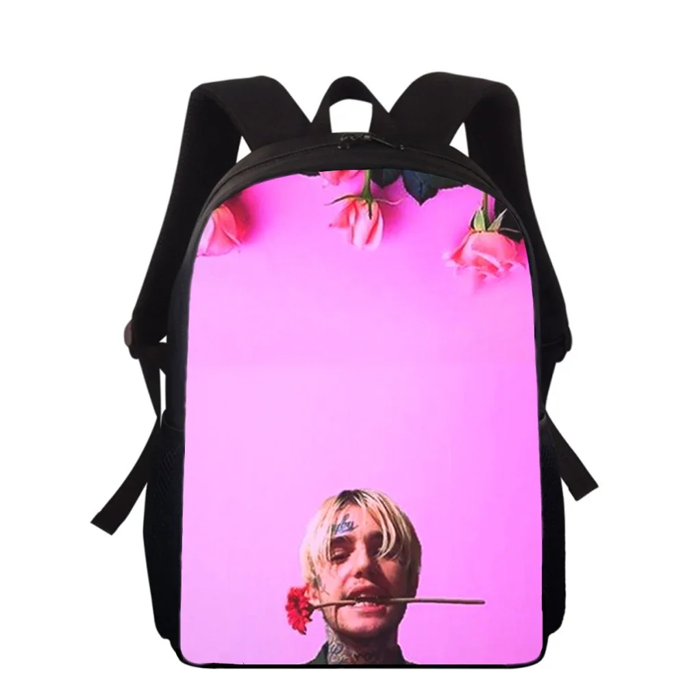 Lil Peep Rapper 15 "3D-Druck Kinder Rucksack Grundschule Schult aschen für Jungen Mädchen Rucksack Schüler Schulbuch Taschen