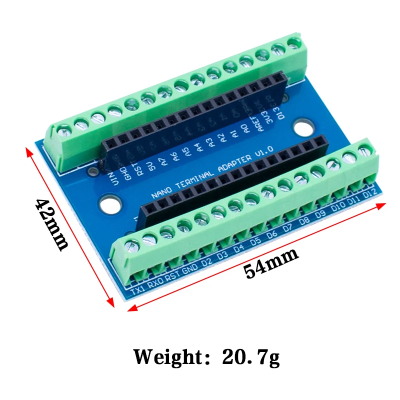 WAVGAT Standard Terminal Adapter Board For Arduino Nano 3.0 V3.0 AVR ATMEGA328P ATMEGA328P-AU Module Expansion Shiled Module