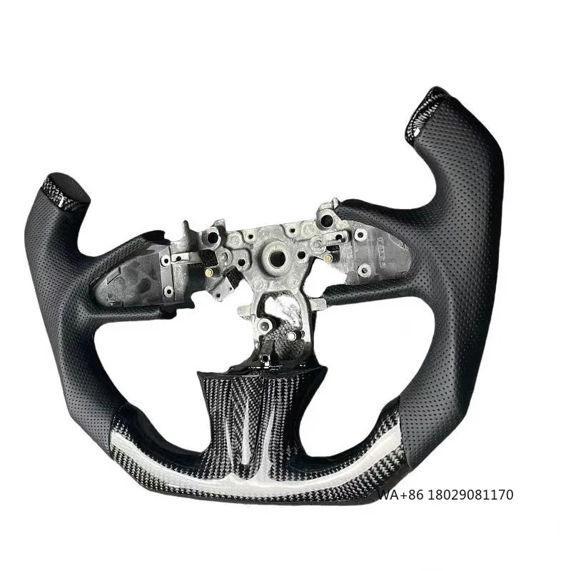 

Wholesale New Design Perforated Leather Carbon Fiber Steering Wheel for Infiniti Q50 Car Steering Wheel