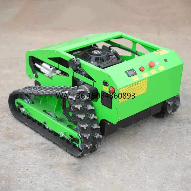 Free Shipping Robotic Smart Lawn Mower Slopes Farmland Orchards Lawn Mower Cordless Track Automatic Remote Control Mower
