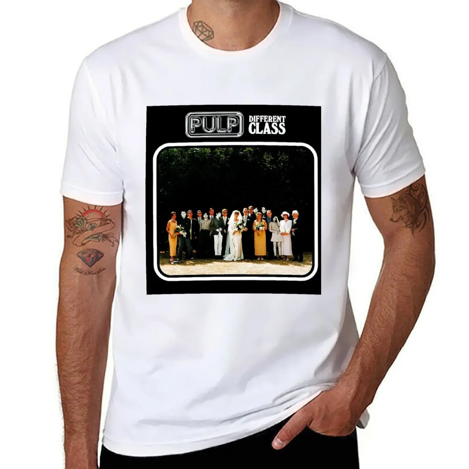 Pulp Different Class Colour Album Cover Fan Artwork & Logo - Prints & Clothing T-Shirt t shirts with prints T-Shirt