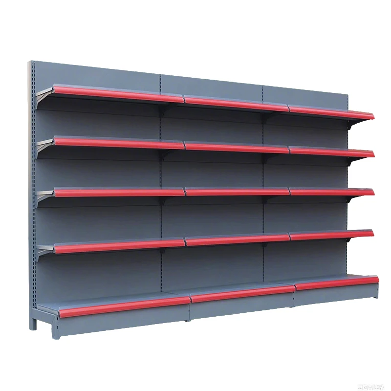 Retail Shelves Convenience Store Metal Display Shelves Multi-layer Supermarket Shelves Thickened And Durable