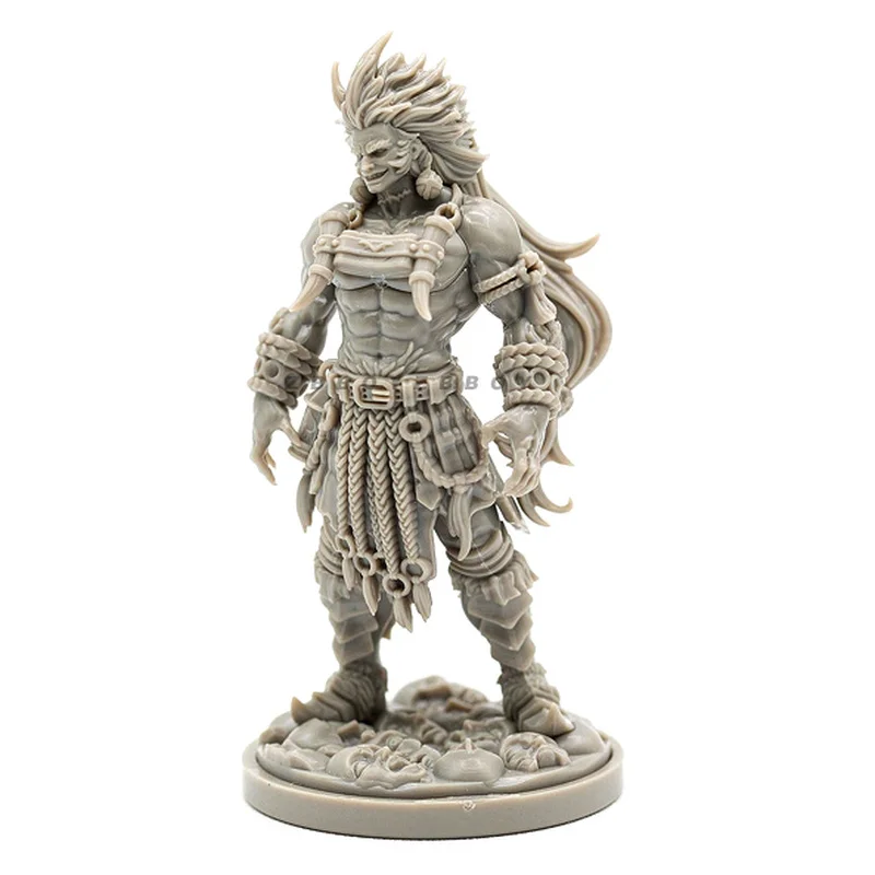 

38mm Resin Model Figure Beauty Soldier God Series Gk Micro Miniature 3d Printed White Model Toy Unassembled And Unpainted Kit