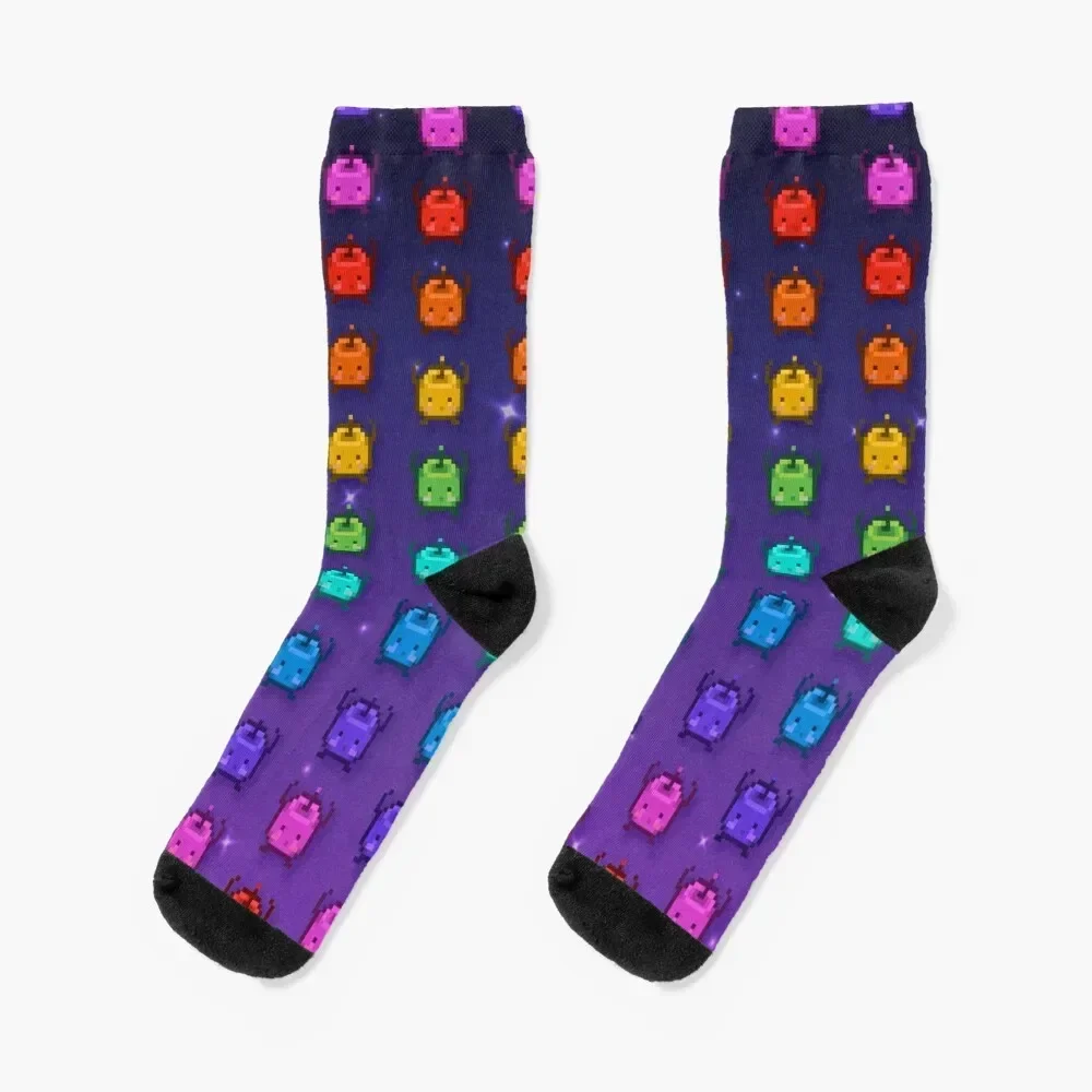 Stardew Valley Rainbow Junimos Socks basketball soccer anti-slip Socks Women Men's