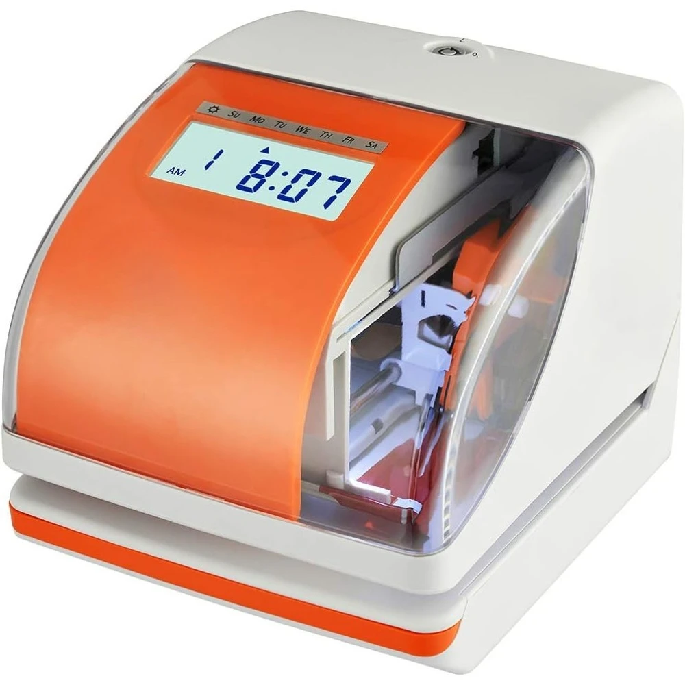 Wysokiej jakości cyfrowy zegar czasowy i datownik, idealny dla małych firm, szybkie ustawienie i instalacja, bezpieczny i niezawodny - NOWOŚĆ