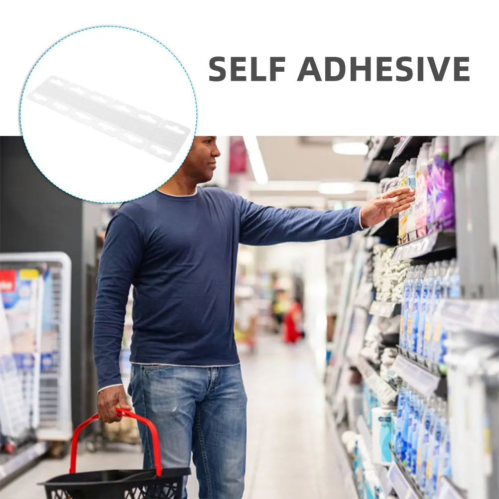 150Pcs Clear PVC Aircraft Style Hanging Hooks Self Adhesive Heavy Duty Display Tabs for Retail Store Home Office Garage Use