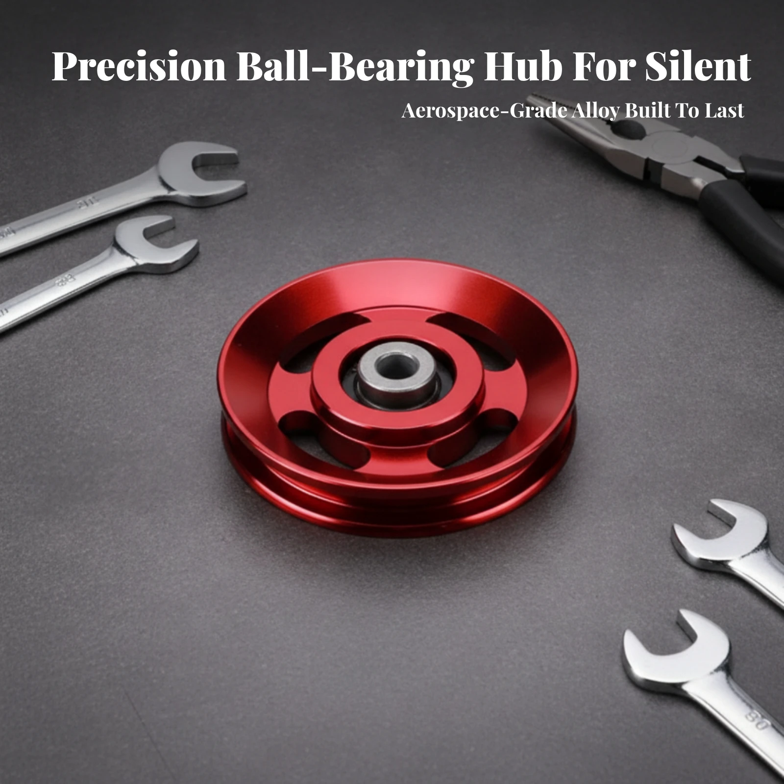 Fitness Pulley Wheel Grooved Gym Cable Pulley Hardware Compact Sturdy for Rehabilitation