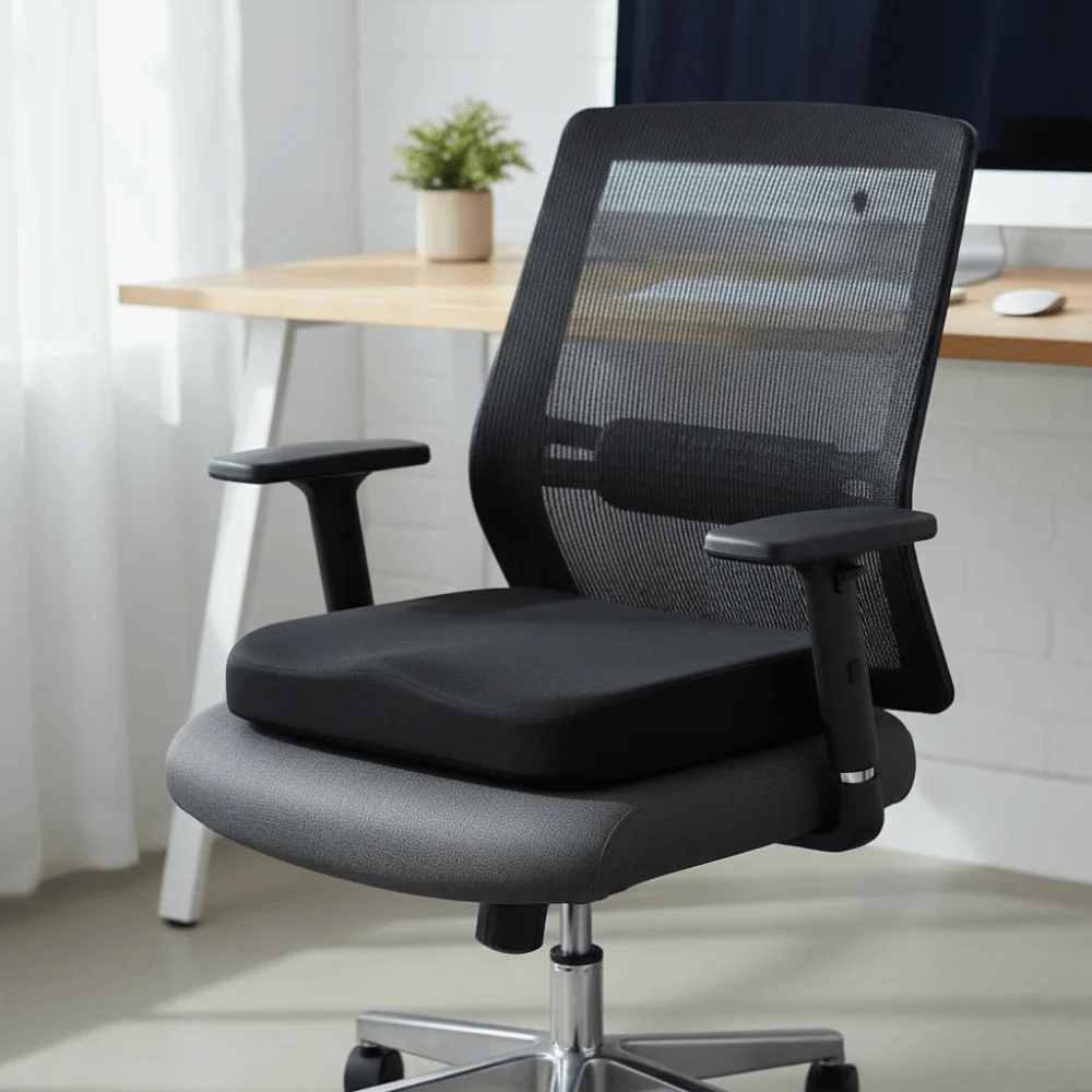 

Ergonomic Design High Resilience Cushion Ultra Soft Breathable Tailbone Pillow High Resilience Anti-Slip Office Cushion Car Seat