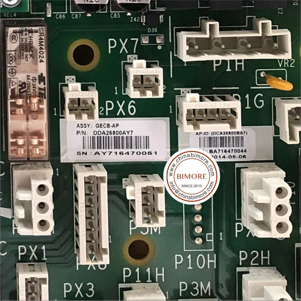 DCA26800BA7 Elevator PCB GECB-AP Main Board Lift Parts Motherboard DDA26800AY7 With ABA26800AVP 6