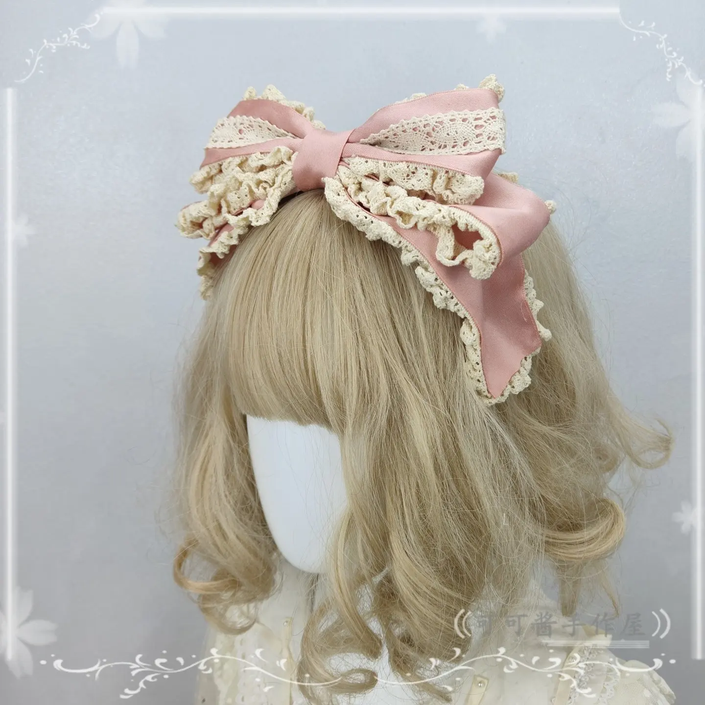 

Big Bow Headband KC Lolita Doll Hair Accessories Headdress Lace Female Headband