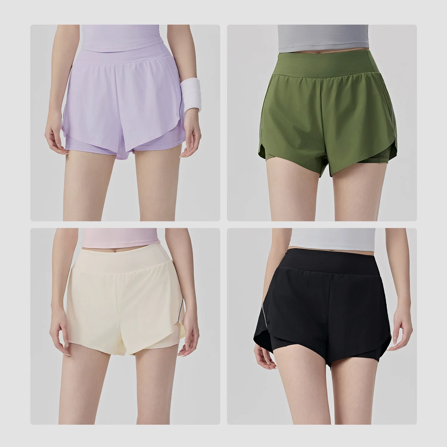 Short de sport Anti-éblouissement pour femmes, léger, respirant, coupe ample, pantalon de Fitness, longueur courte pour plus de confort, printemps et été