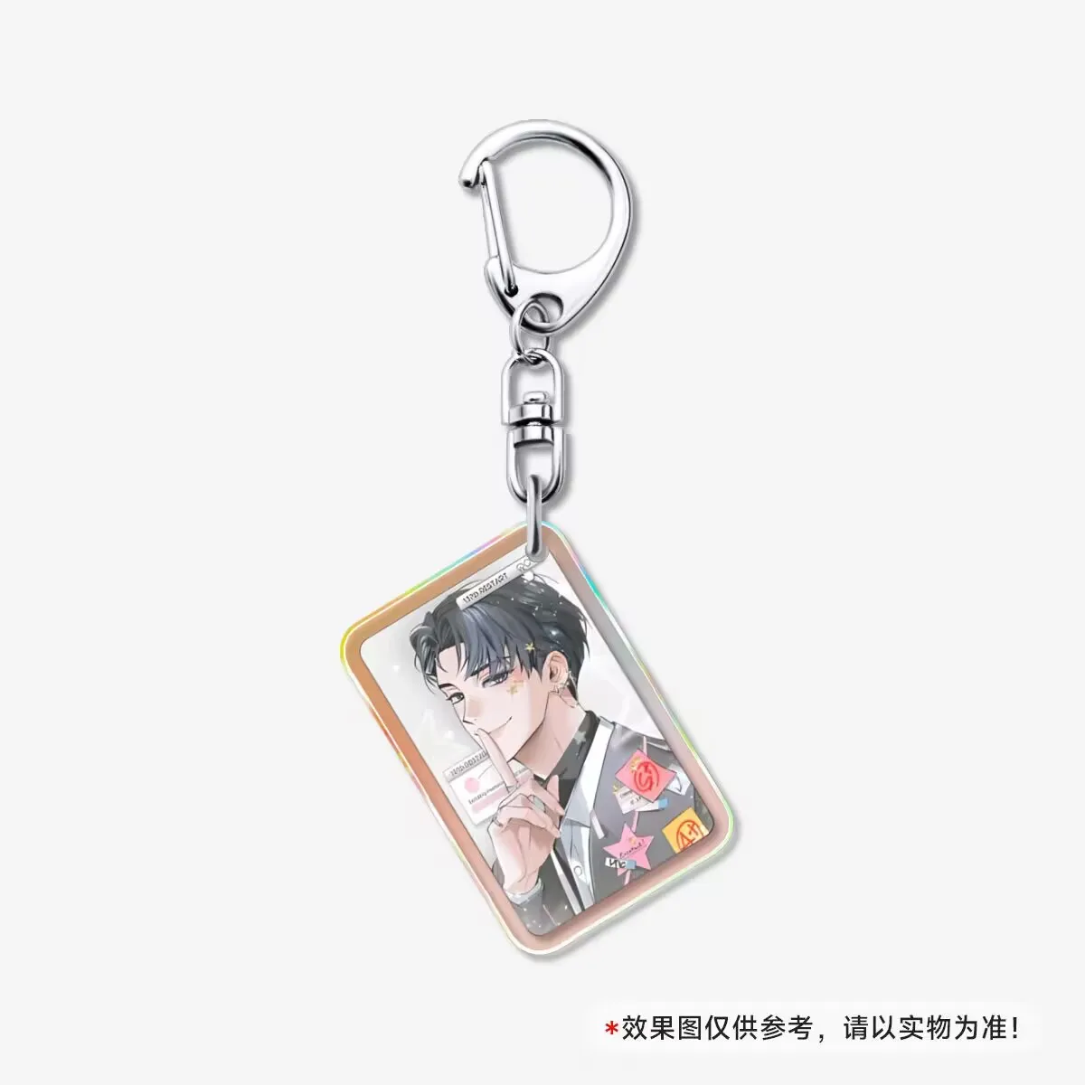 Hot Anime Debut or Die Korean Manga Laser Lomo Acrylic Stand Moondae, Ryu Chungwoo Cartoon Characters HD Cosplay Gift