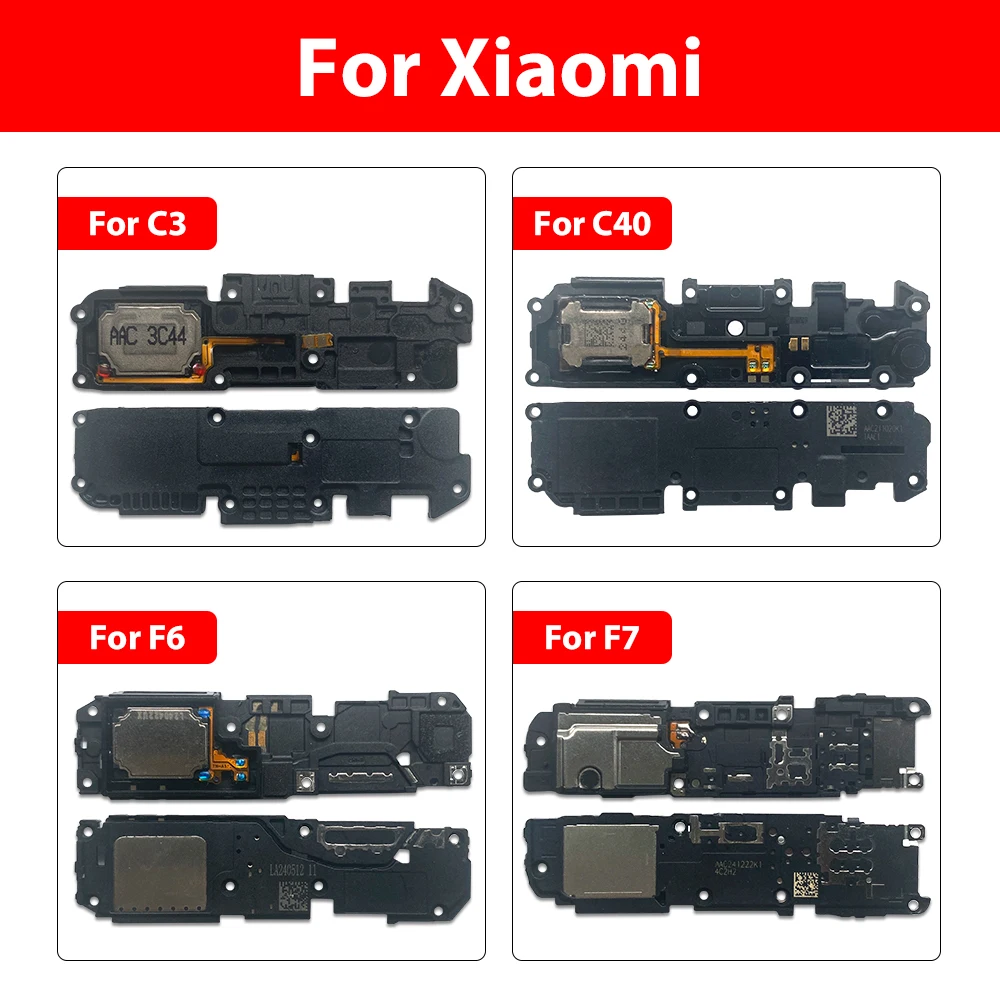 Altavoz Inferior, Buzzer, Ringer, Cables Flexibles para Xiaomi Poco C3 C40 C65 C71 C75 C85 F6 Pro F7 Ultra X7 Pro 5G