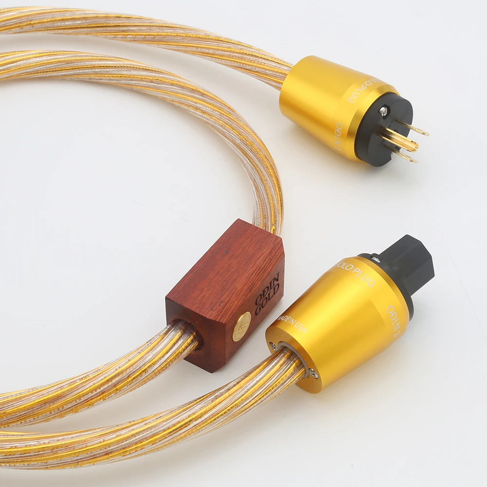 Nordost Odin Gold Hifi Schuko Power Cord Audio High Fidelity Fever Supply Cable US Standard Power Line