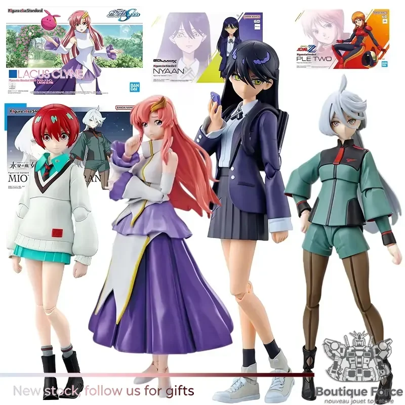 

BANDAI FRS Gundam Mobile Suit Girl Nyaan Action Figure Amate Yuzuriha Ple-Two Anime Model Kit for Boys Original Assembly Toy