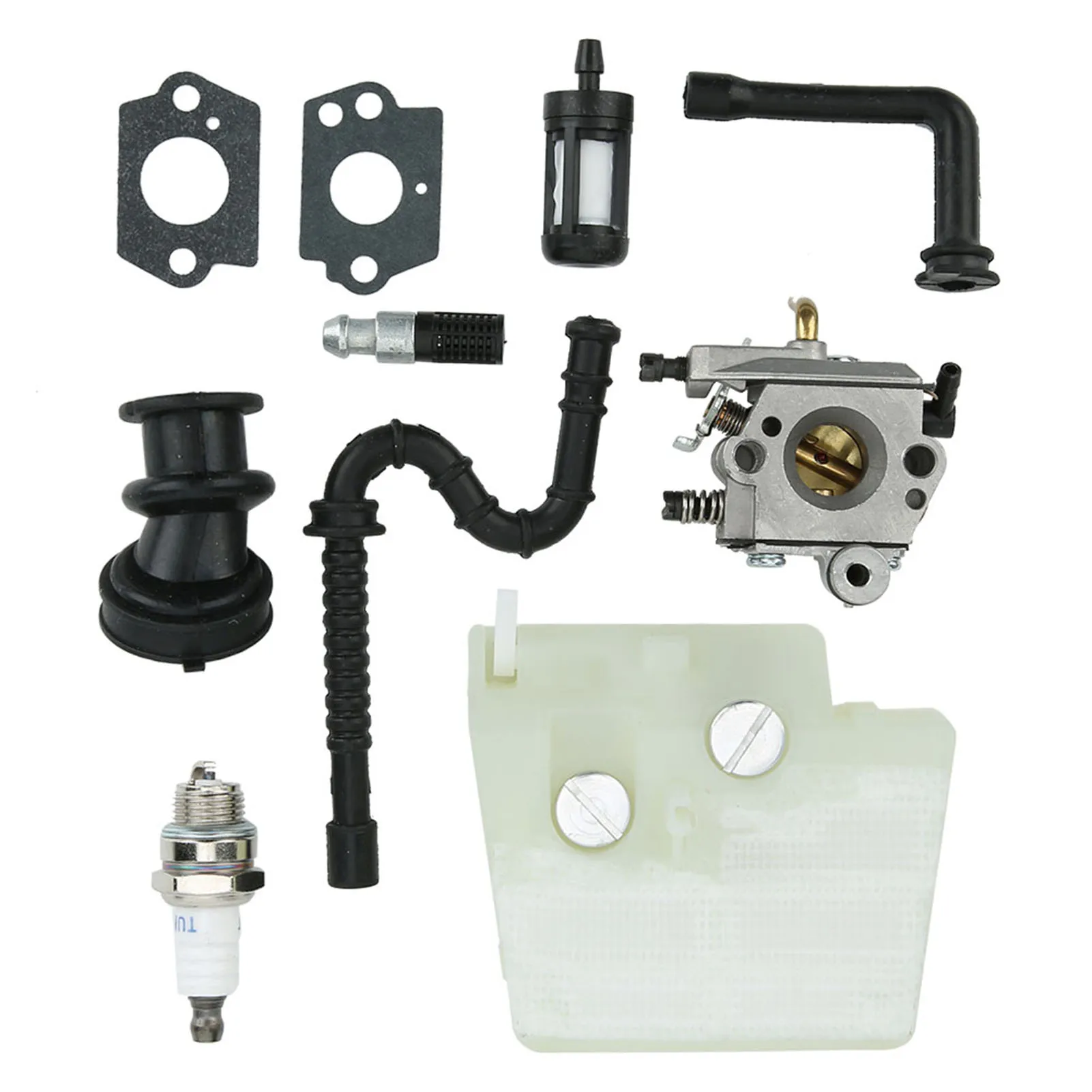 Carburetor filter, intake manifold kit, compatible with 024, 026, and MS260 chainsaws, spare parts, carburetor filter kit