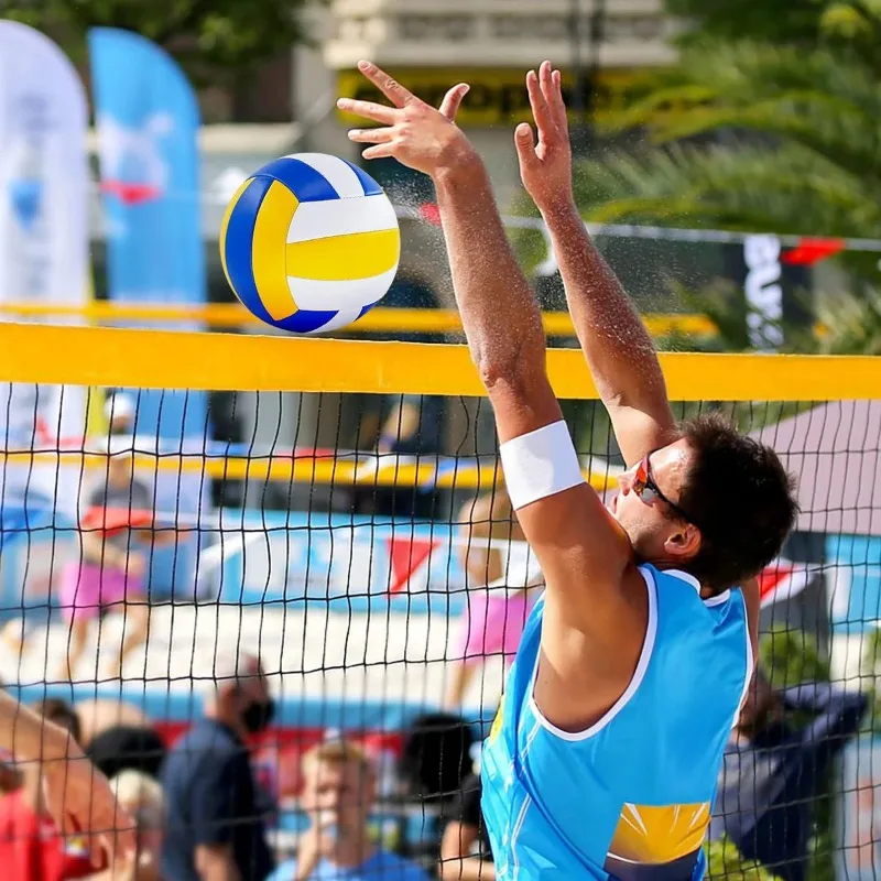 2026 New No.5 Volleyball Professional Beginner Training Soft Leather Surface Rubber Inner Tank PVC Beach Team Sports Beach Games