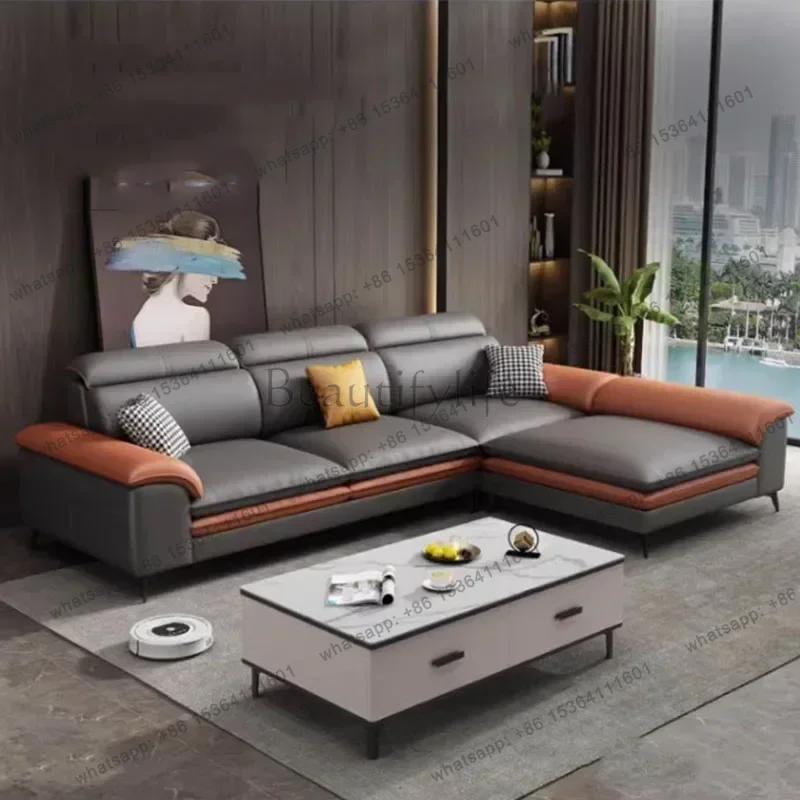 PG Modular Luxury Waterproof Sofa Unique Fancy Soft Nordic Modern Puffs Sofa Lounge Designer Divani Da Soggiorno Home Furniture