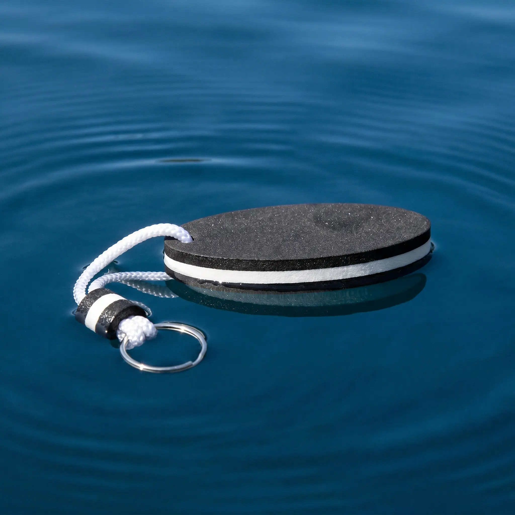 2 Pcs Keychains Boat Pendant for Surfing Floatable Rings Sailing Black Eva Floating Buoy