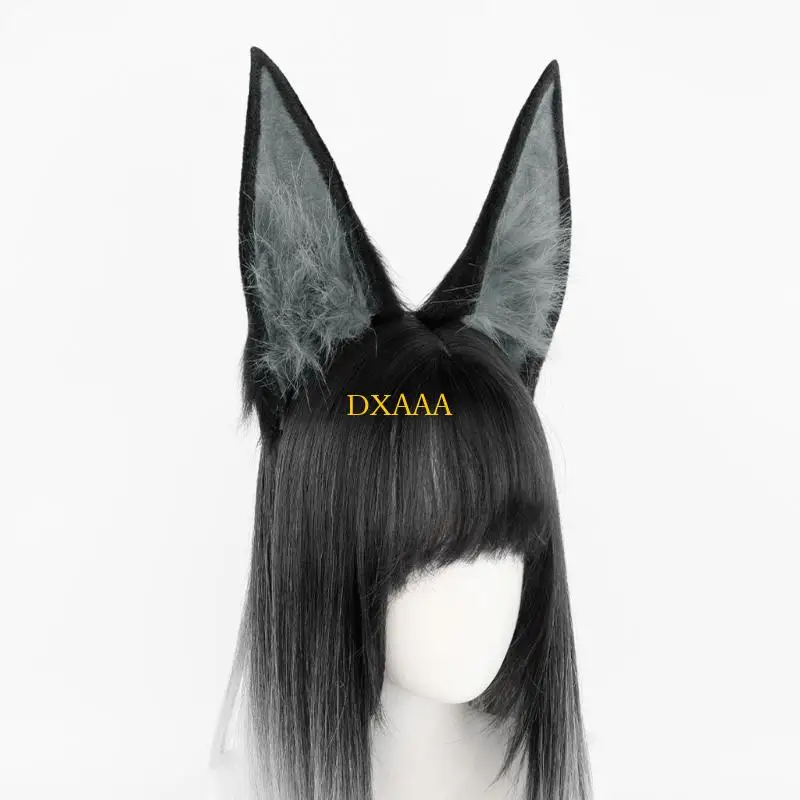 Dxaa contemporain d'animaux oreilles casque coiffure douce ornement cheveux mode pour le jeu rôles du festival