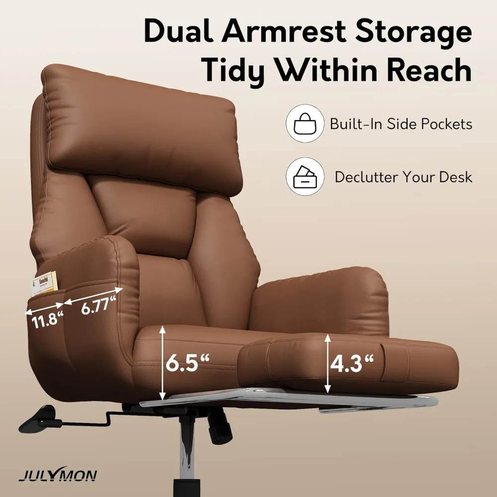 كرسي مكتب بأرجل متقاطعة مع أذرع، كرسي مكتب متقاطع متقاطع، كرسي مكتب كبير وطويل مع مسند للقدمين،