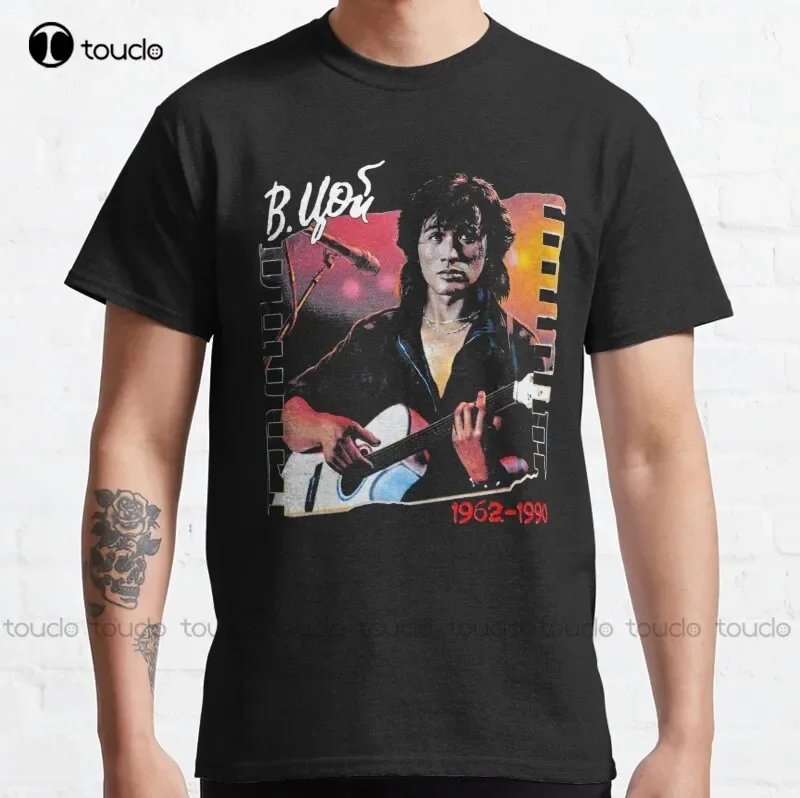 Nouveau Viktor Tsoi est vivant légende Logo Post Punk nouvelle vague classique T-Shirt t-shirts chemises pour femmes coton T-Shirt Xs-5Xl unisexe