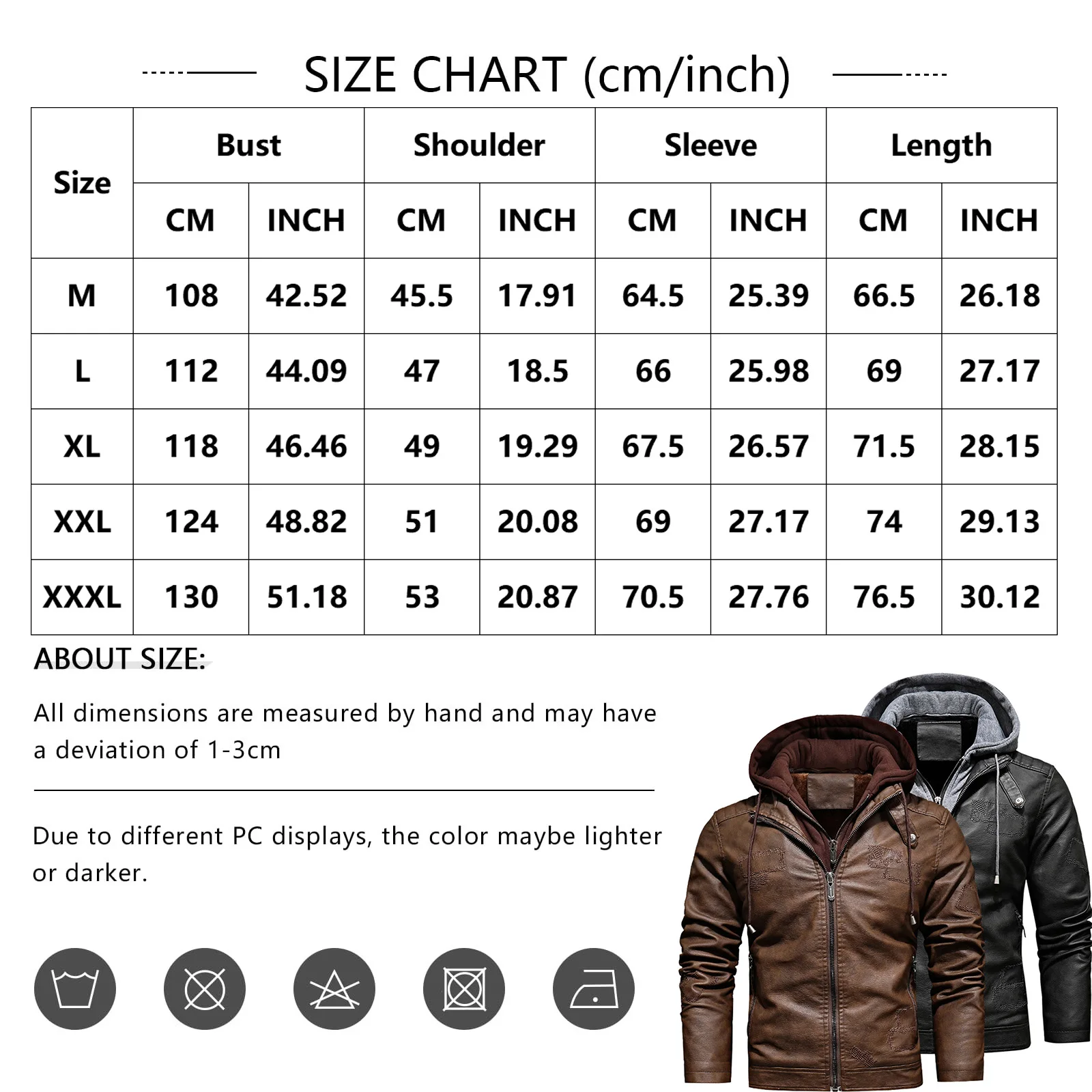 Herfst Winter Nieuwe leren herenjas Fleece gevoerde leren jas met capuchon Jeugd Mannelijke bovenkleding Casual stijl Nep leren jas