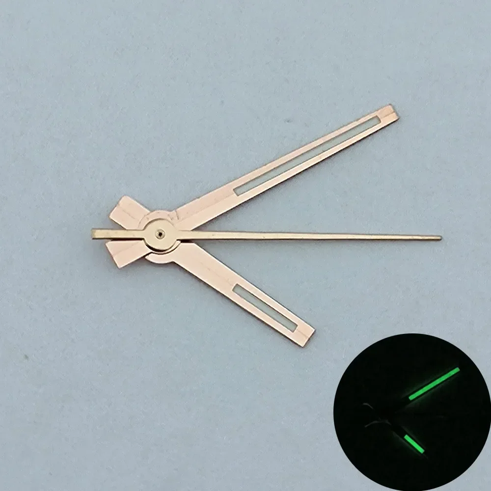 Manecillas de reloj NH35 manecillas NH36 agujas punteros de reloj luminoso verde para movimiento Datejust NH35 NH36 piezas de accesorios de reloj