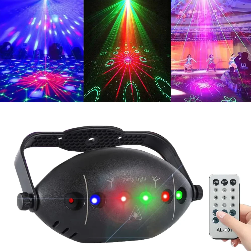 modelados led disco luzes luz de palco dj party laser projetor luz strobe party club home decoracao do feriado lampada 72 01