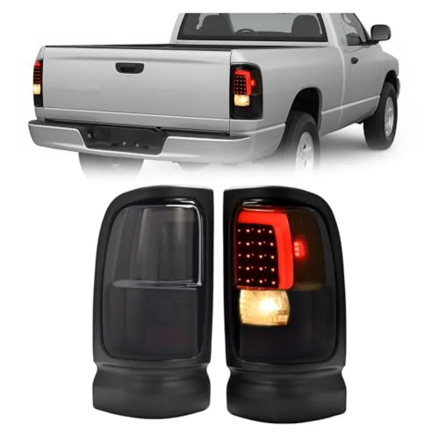 

Задний фонарь LED, совместимый с Dodge Ram 1500 2500 3500 1994-2002 годов, замена для CH2801122 CH2800122, с проводкой и светодиодными лампами