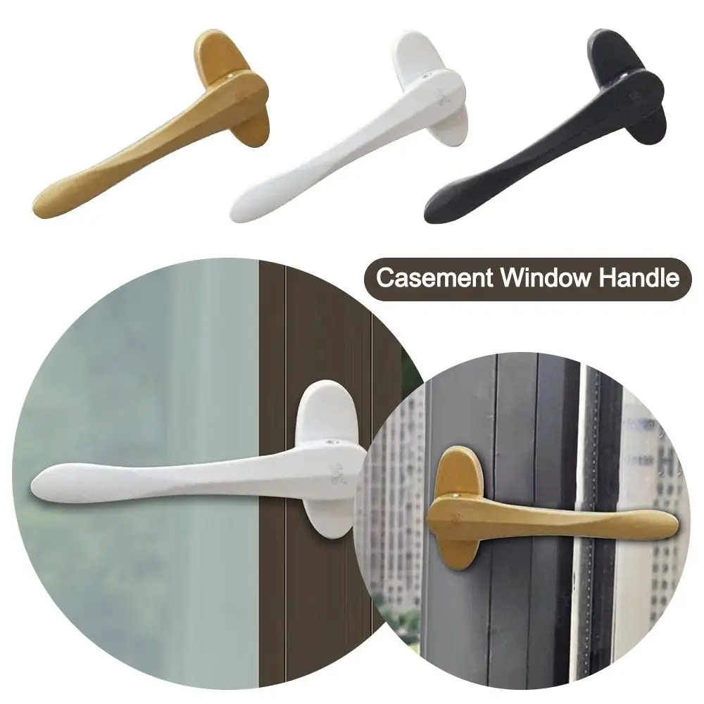 Maniglia per finestra a battente in lega di zinco Maniglia per porta pieghevole antiruggine dal design piatto sottile Maniglia per finestra con schermo in acciaio inossidabile