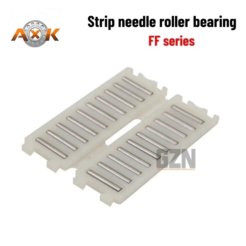 10PCS  FF Series FF2025ZW FF2535ZW FF3545ZW FF3555ZW Linear Bearing Double Row Nylon Straight Row Needle Roller Cage Bearing