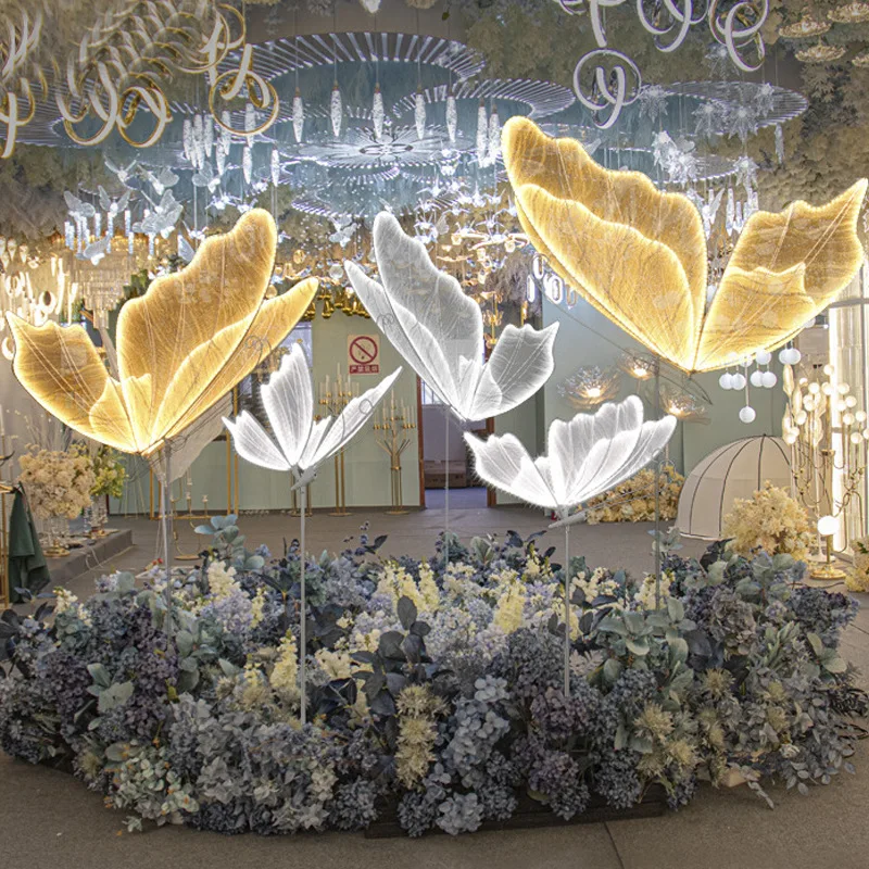 

Wedding butterfly chandelier hotel shopping mall Meichen wedding hall