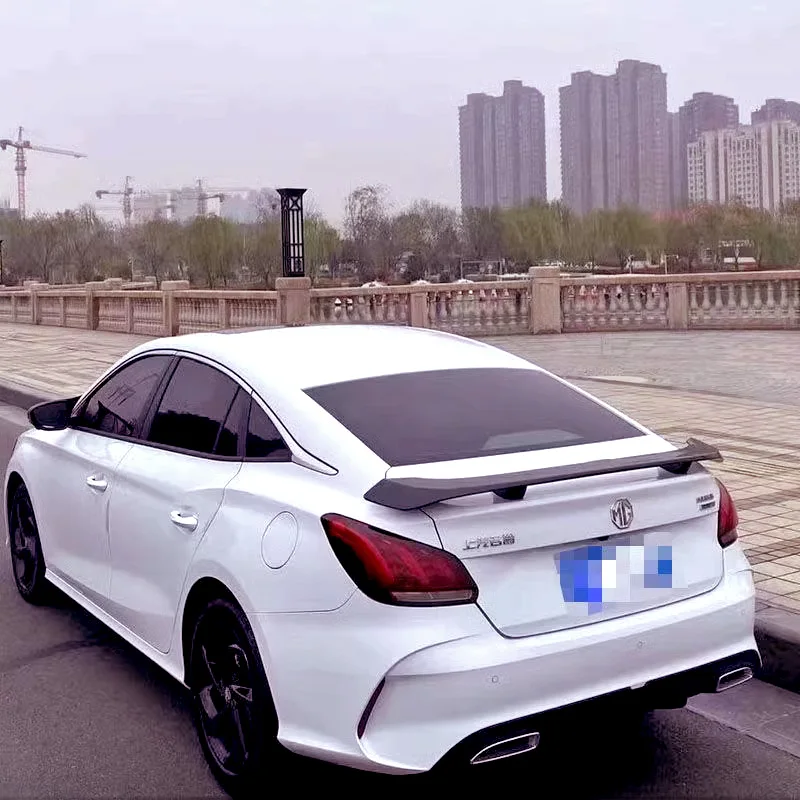 MG 6 Spoiler for Morris Garages 5 2020 To 2023 Universal Rear Wing Black Tail Fin Accessories