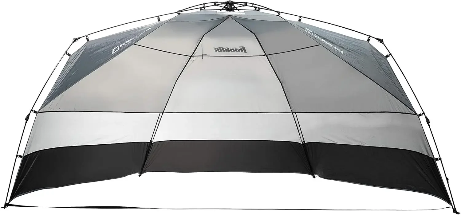 Sports Sideline Team Sunblocker Shelter - Easy Set Up - Portable and UPF 50+ Protected - Great for Beach and Sports