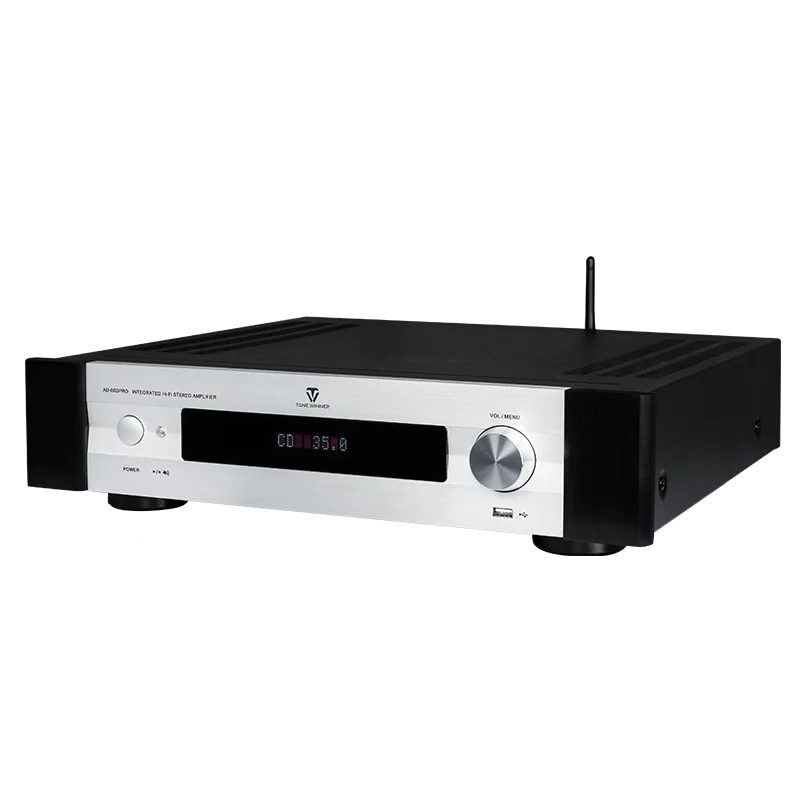 Multi Function Integrated HI-FI Amplifier 100W*2  5.0 Digital Player Amplifier with USB Audio