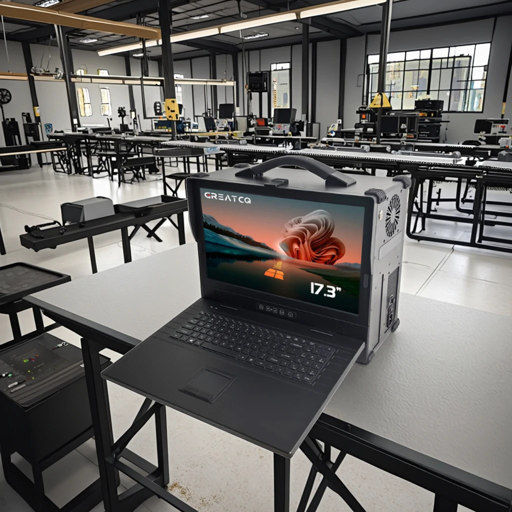 Portable Rugged Industrial Computer Case Accessories 17.3