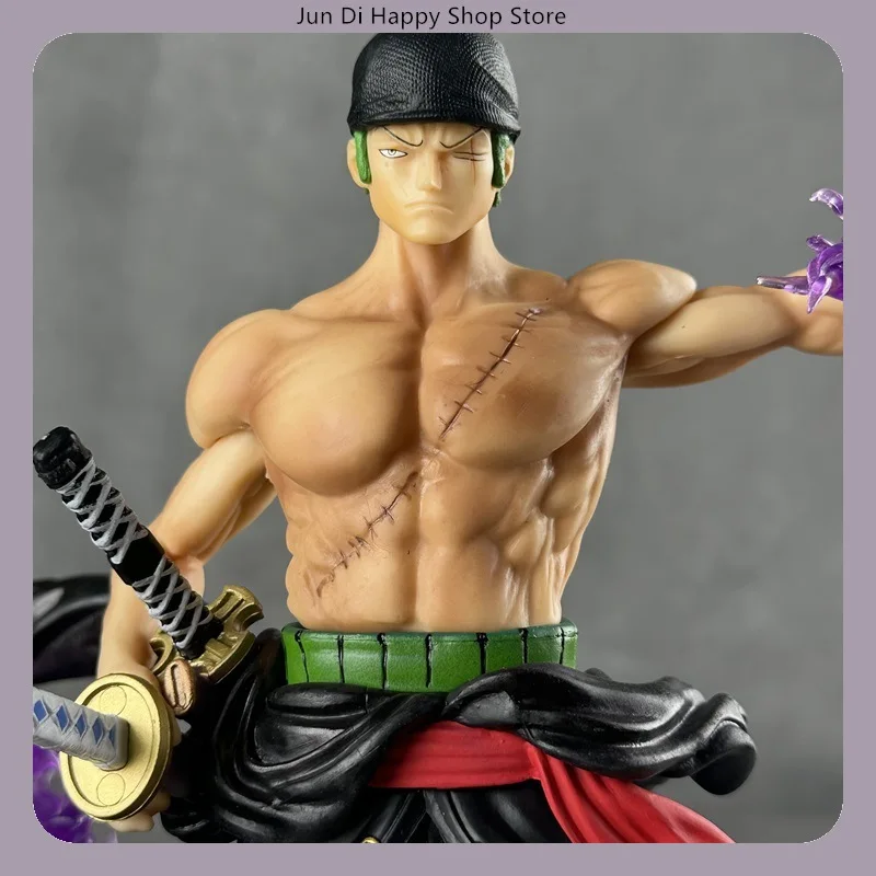 33 سنتيمتر قطعة واحدة رورونوا زورو إنما السيف لحام الدائمة تشكل أنيمي الشكل تمثال سطح المكتب الديكور هدية