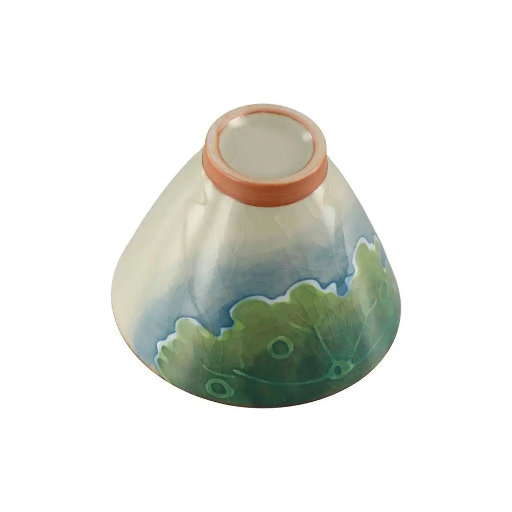 Hand-painted Ge Kiln Ceramic Tea Cup Lotus Graphic Chinese Kung Fu Tea Cup Non-Scald Retro Tea Tasting Cups Household - Image 3