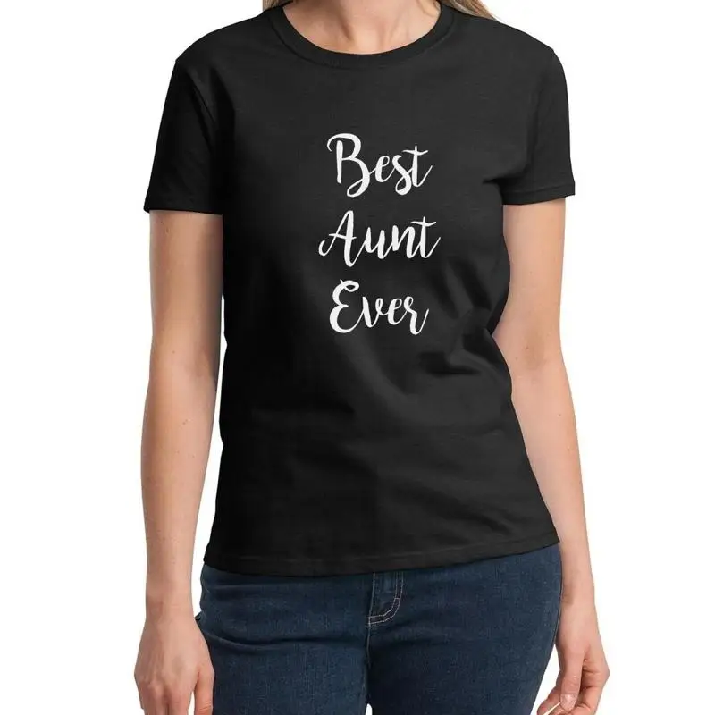 

Футболка Best Aunt Ever с забавным надписью на день рождения, слоган «Нече непью»