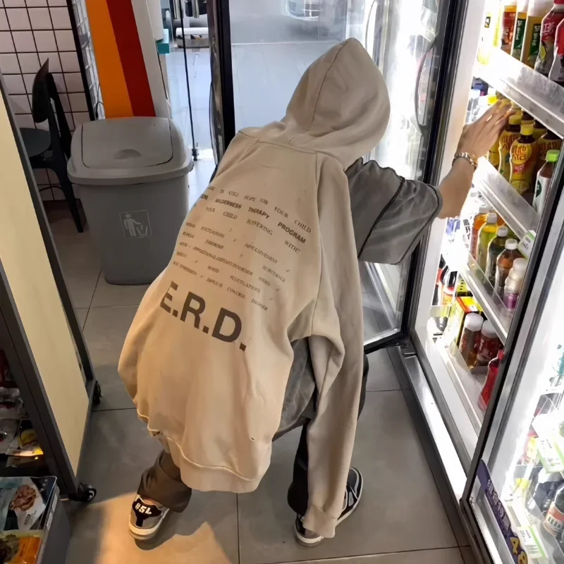 

ERD Hoodie Men Women 1:1 New in Hoodies & Sweatshirts Y2k Streetwear Hoodies for Men Oversized Hoodie Women Men Clothings