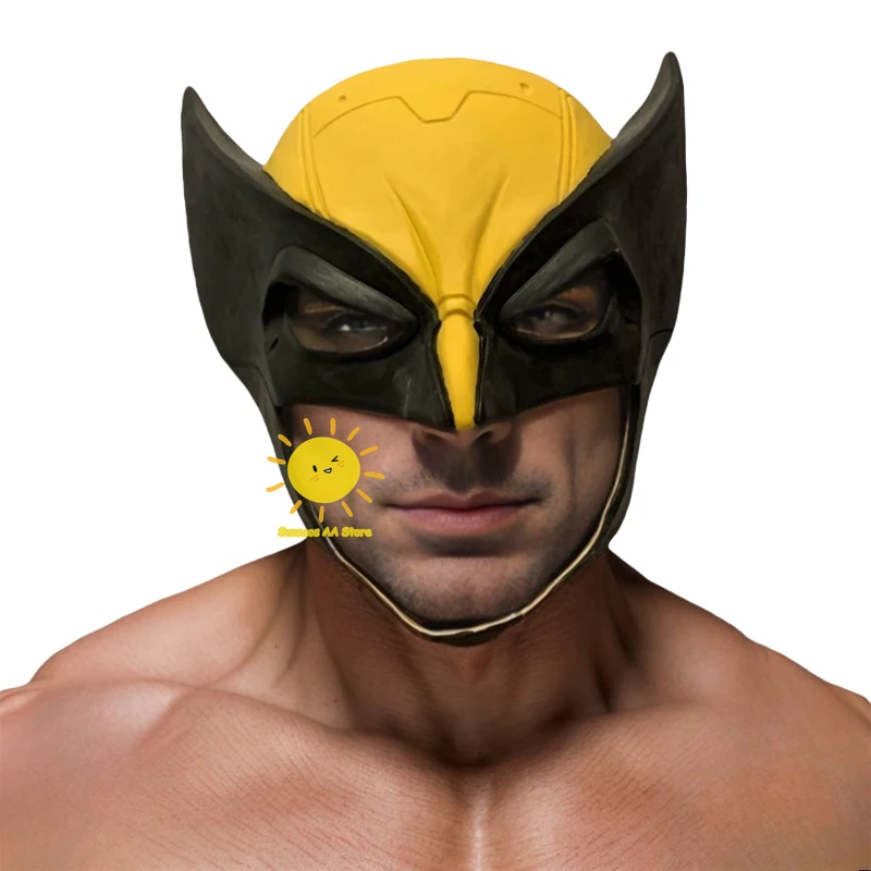 BEAST KINGDOM-Masque de Cosplay de Film James Howlett, Casque Wolverine avec Griffe de Patte, Accessoires d'Halloween pour Adultes, Cadeau de Masque en Latex de Qualité