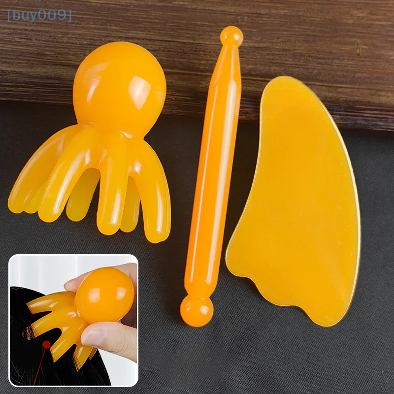 

Octopus Massage Comb Head Meridian Scraping Scalp Massage Brush Acupuncture SPA Gua Sha Massage Comb Fatigue Relief Massage