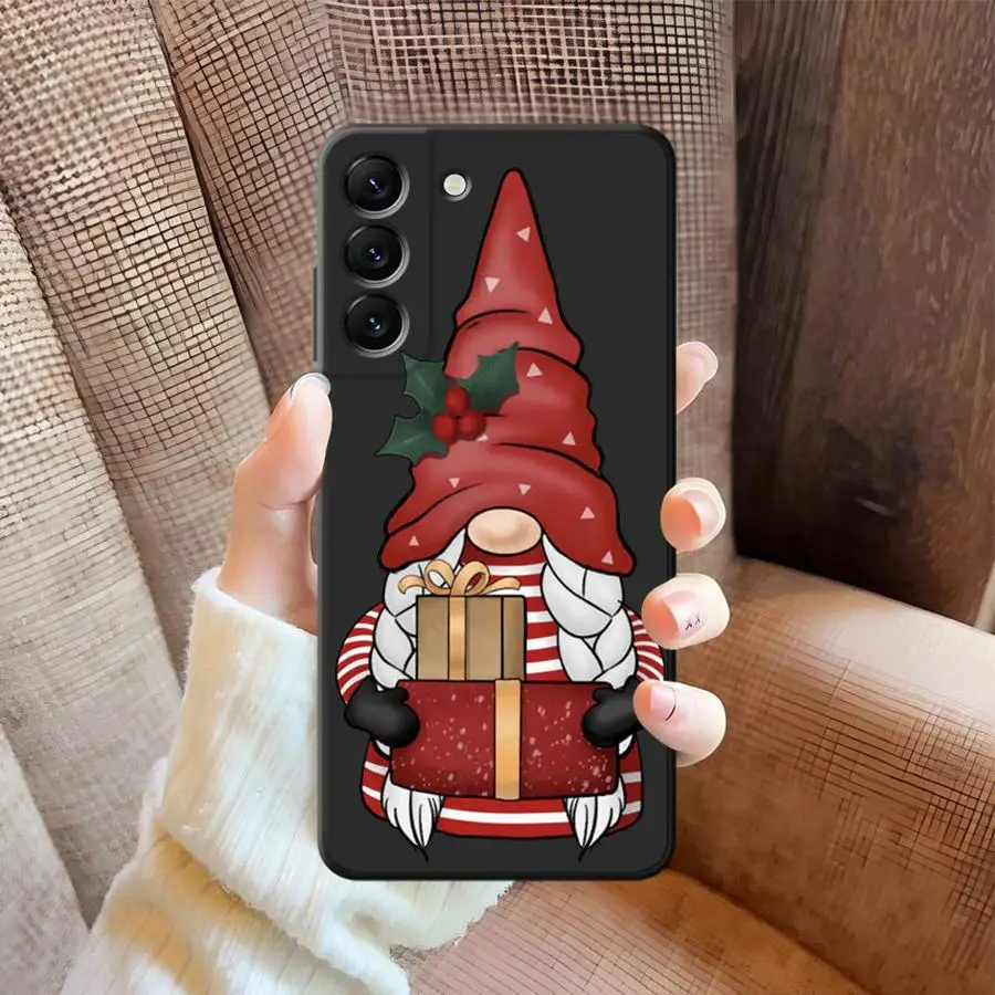 أسود لينة غطاء الهاتف حقيبة لهاتف سامسونج غالاكسي A23 A53 A32 A26 A72 A41 A22 A52 A35 A24 A55 A36 A51 A73 A25 A71 سانتا كلوز #3